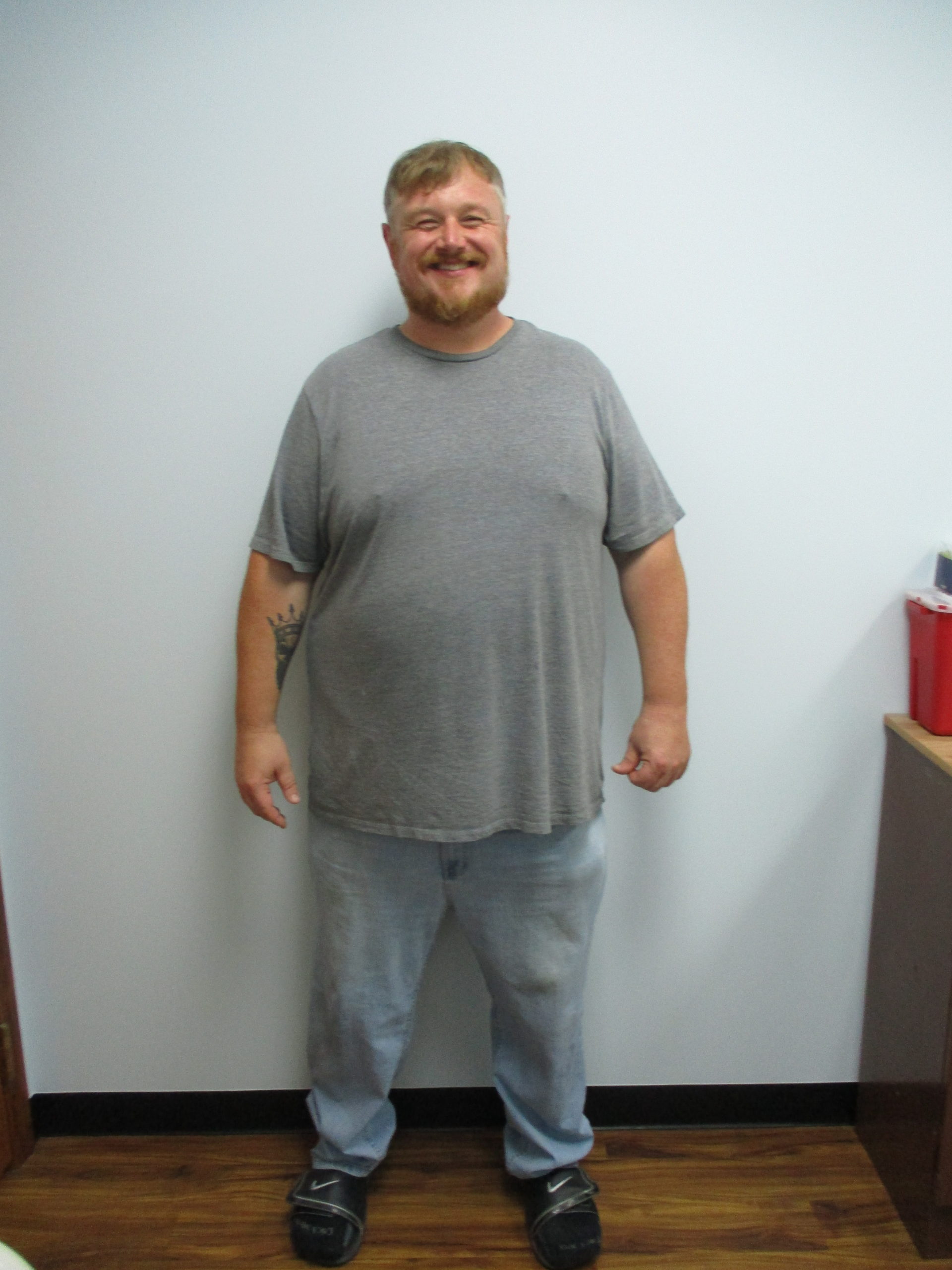 David D BEFORE pic July 10 clinic photo
